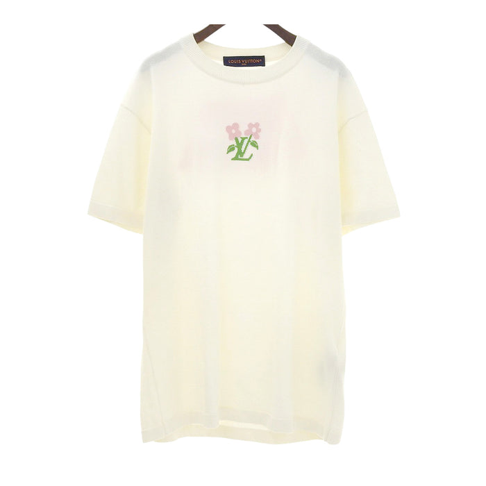 LOUIS VUITTON 
24AW LV フラワー ロゴ 
タイラー ザ クリエイター コラボ 半袖 ニット