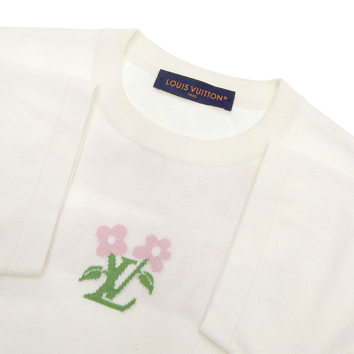LOUIS VUITTON 
24AW LV フラワー ロゴ 
タイラー ザ クリエイター コラボ 半袖 ニット