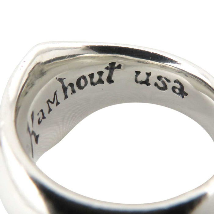 LONE ONES 
MF Ring Silk Large メイティングフライト コレクション 
ラージ シルク リング 
レナードカムホート刻印