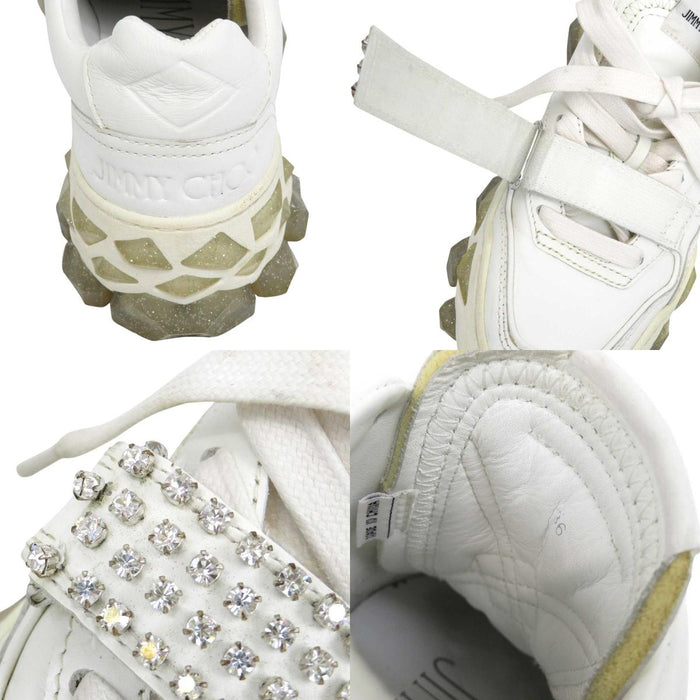 JIMMY CHOO 
Diamond X Strap F Studs Bijou TPU Sole 
Diamond X Sneakers