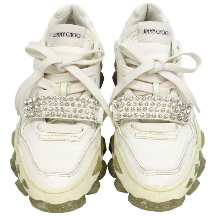 JIMMY CHOO 
Diamond X Strap F Studs Bijou TPU Sole 
Diamond X Sneakers