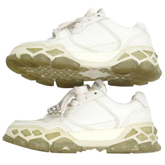 JIMMY CHOO 
Diamond X Strap F Studs Bijou TPU Sole 
Diamond X Sneakers