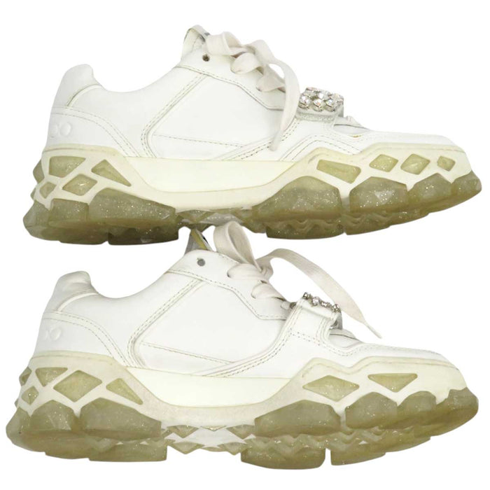 JIMMY CHOO 
Diamond X Strap F Studs Bijou TPU Sole 
Diamond X Sneakers