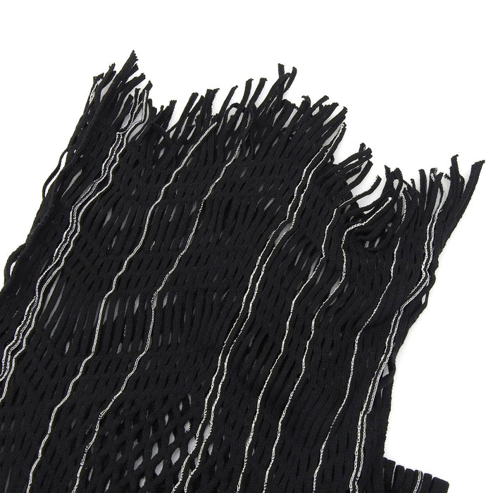 ISSEY MIYAKE 
ISSEY MIYAKE A-POC INSIDE franges transparentes 
maille sans manches au design en mesh