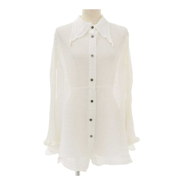 ISSEY MIYAKE 
Volants me ISSEY MIYAKE 
Chemise froncée transparente me ISSEY MIYAKE