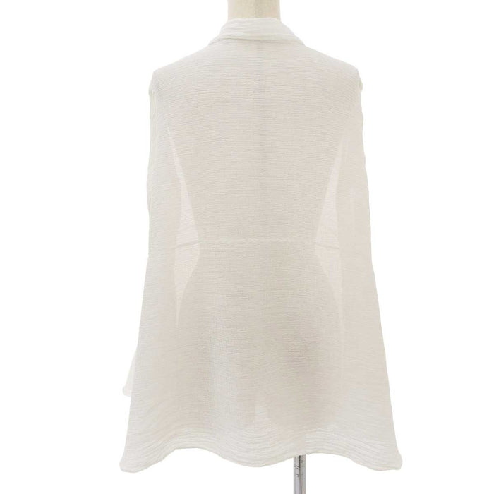 ISSEY MIYAKE 
Volants me ISSEY MIYAKE 
Chemise froncée transparente me ISSEY MIYAKE