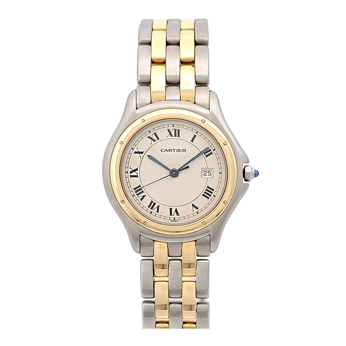 CARTIER 
潘特爾 美洲獅 LM 2排 
附盒