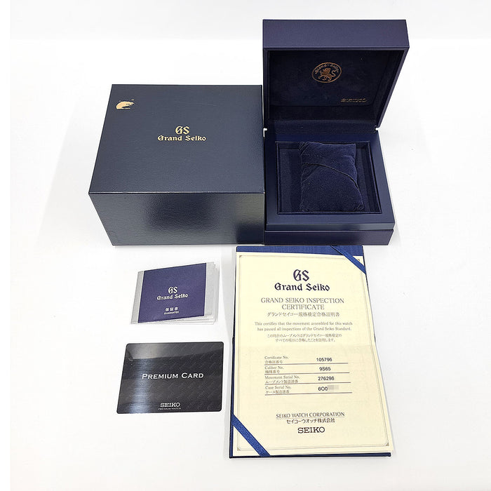 SEIKO 
Grand Seiko 9S Mechanical 
With Box and Warranty Card