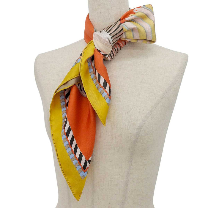 HERMES
Silk Large Square
Carré 90 Epaulettes de Gala Double-Face Scarf
Ceremonial Epaulettes