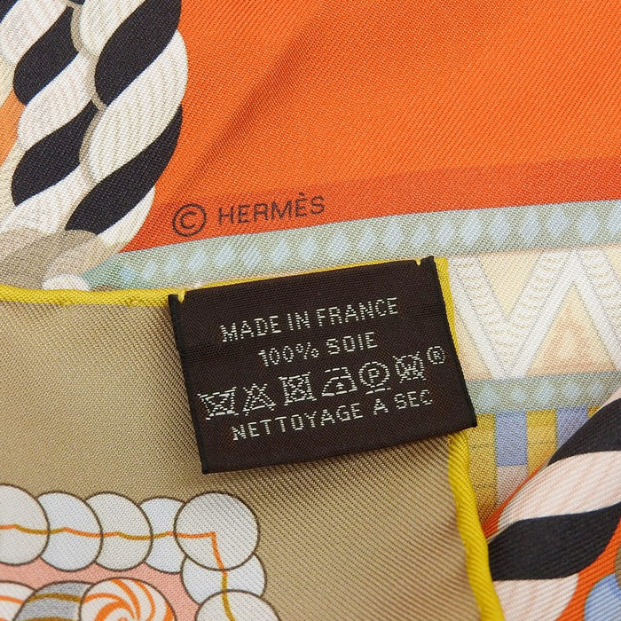 HERMES
Silk Large Square
Carré 90 Epaulettes de Gala Double-Face Scarf
Ceremonial Epaulettes