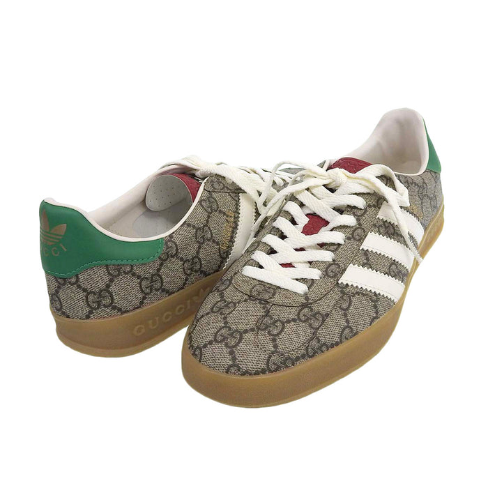 GUCCI 
Adidas Gazelle ローカット 
アディダス コラボ ガゼル GGモノグラム スニーカー