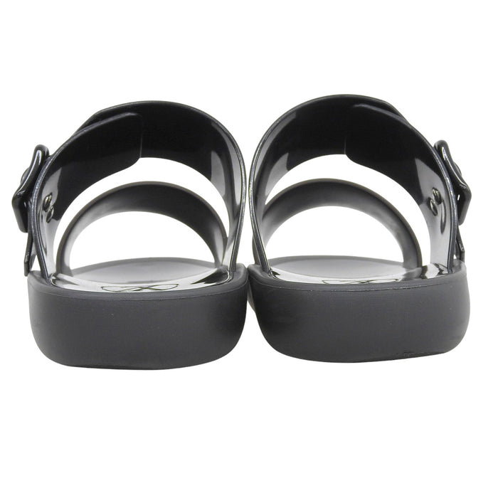 LOUIS VUITTON 
LV logo sandales à glissière 
mules ligne Sunbath 
monogramme