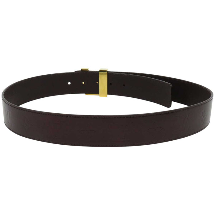 路易威登
标志 金色金属 波尔多色
LV 切面 皮带 40MM
亮漆皮