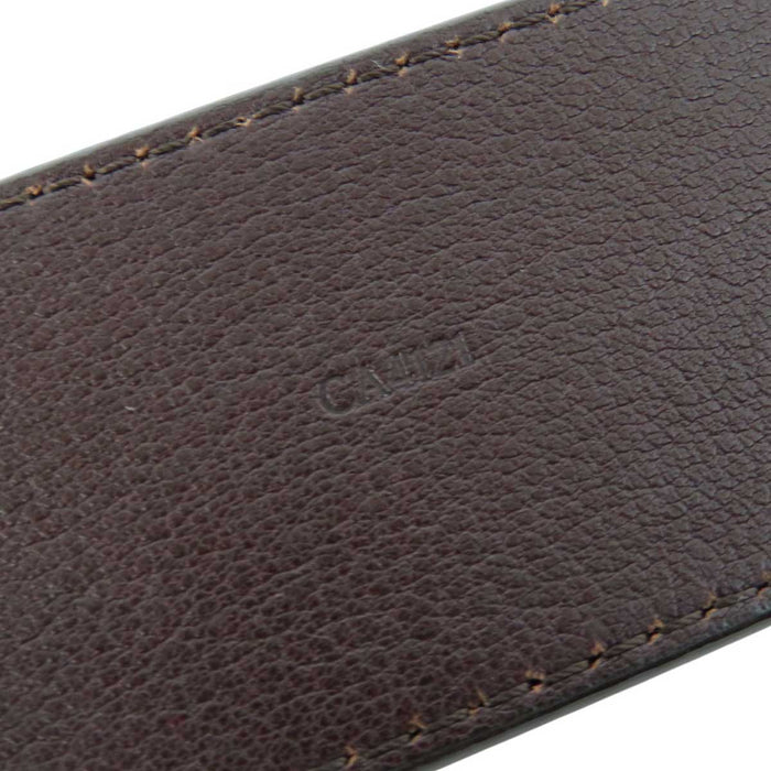 LOUIS VUITTON
Logo metallo color oro colore bordeaux
Cintura LV sfaccettata 40MM
Vernice