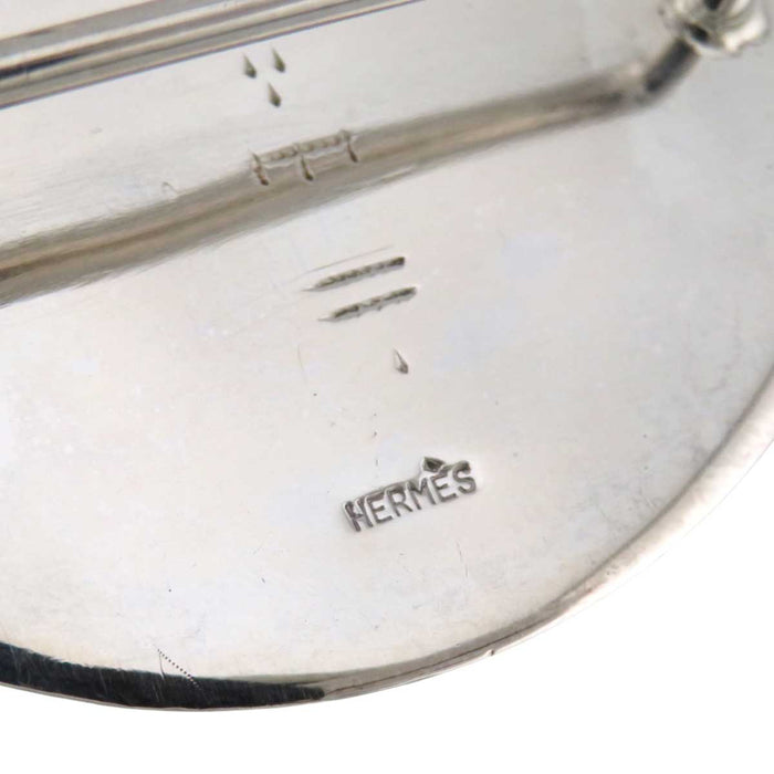 HERMES 
Logo Argento Fibbia compatibile con cinturino 32MM 
Fibbia Tuareg