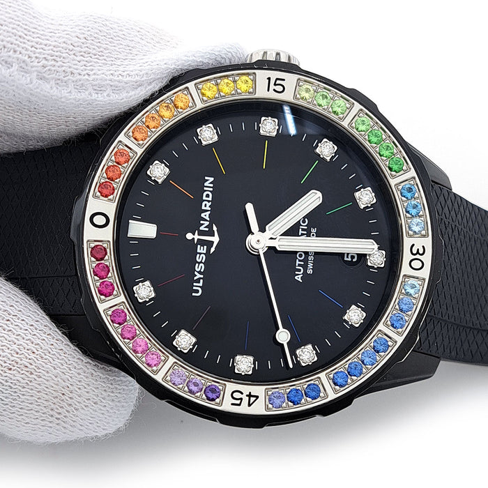 Ulysse Nardin 
ダイバー レインボー 
箱ギャラ付