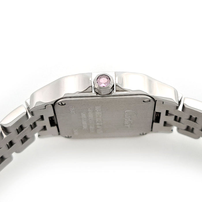 CARTIER
Santos de Mademoiselle SM con quadrante madreperla rosa
Con scatola