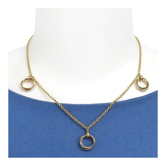 CARTIER 
Collana Baby Trinity 3 motivi