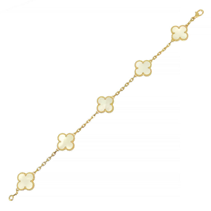 Van Cleef & Arpels 
Braccialetto Vintage Alhambra 5 motivi
