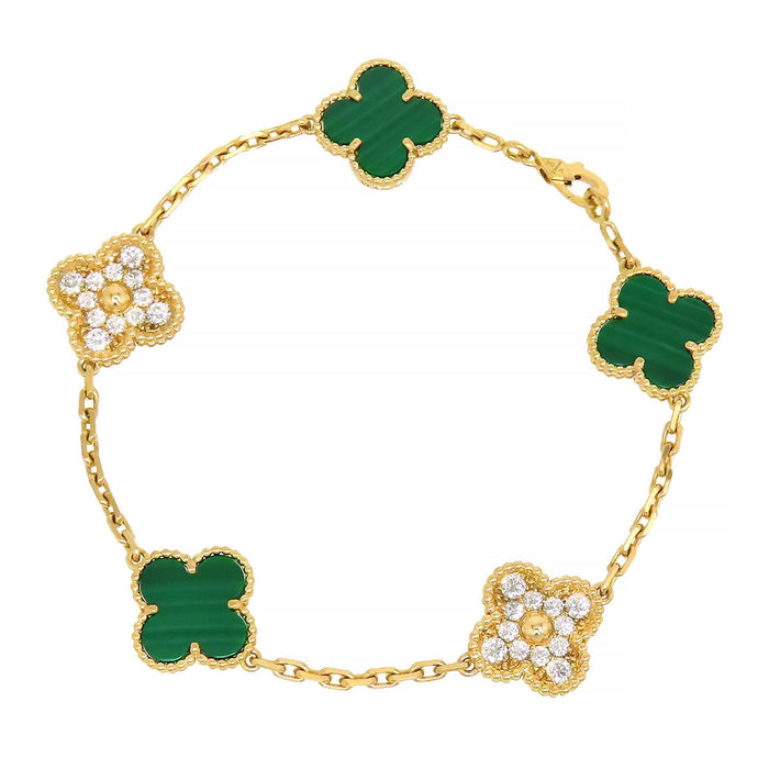Van Cleef & Arpels 
ヴィンテージアルハンブラ ブレスレット 5モチーフ