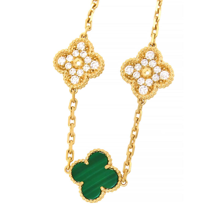Van Cleef & Arpels 
ヴィンテージアルハンブラ ブレスレット 5モチーフ