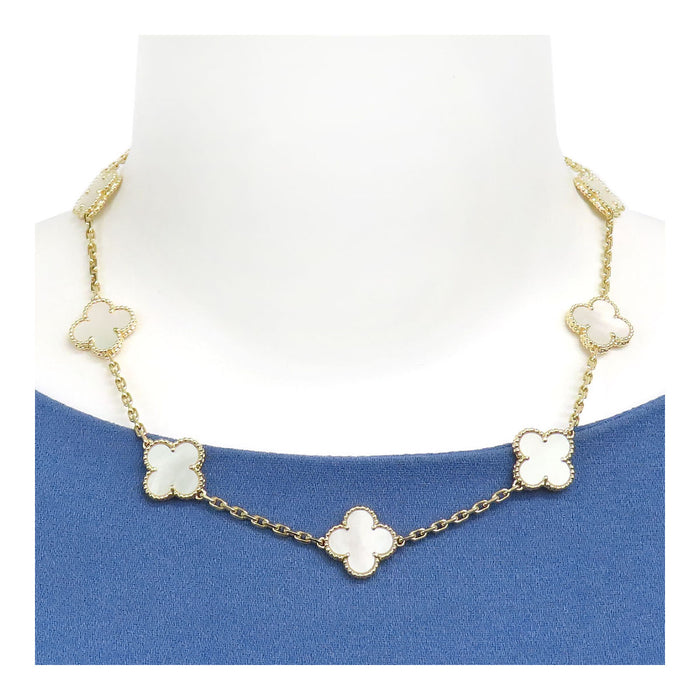 Van Cleef & Arpels 
ヴィンテージアルハンブラ ネックレス 10モチーフ