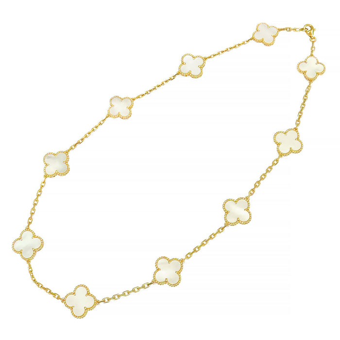 Van Cleef & Arpels 
ヴィンテージアルハンブラ ネックレス 10モチーフ