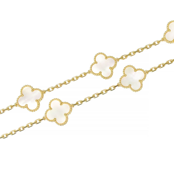 Van Cleef & Arpels 
ヴィンテージアルハンブラ ネックレス 10モチーフ
