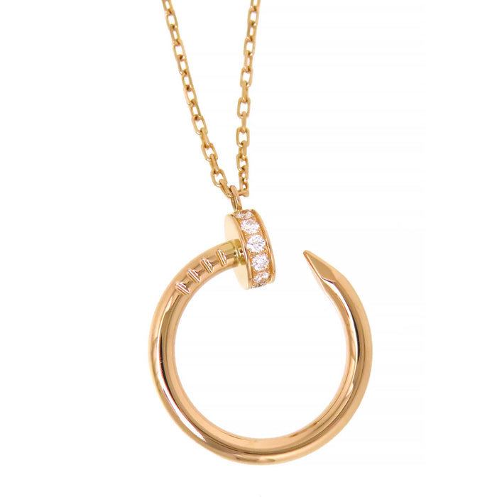 CARTIER 
ジュスト アン クル ダイヤモンド ネックレス