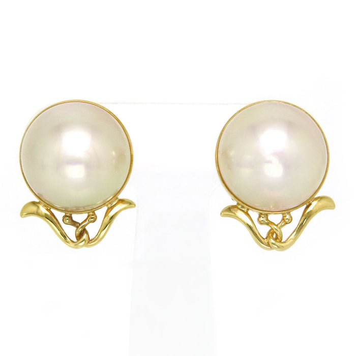 TASAKI 
Mabe Pearl Earrings