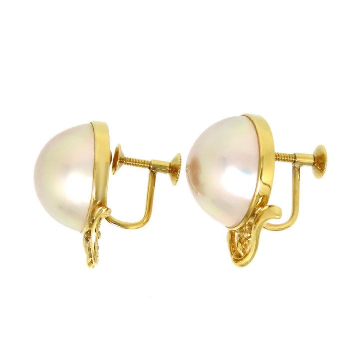 TASAKI 
Mabe Pearl Earrings