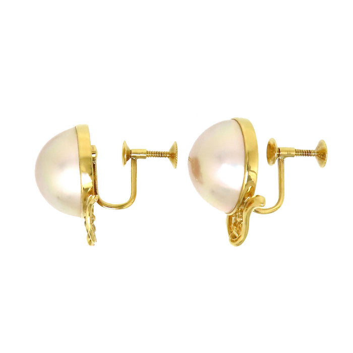 TASAKI 
Mabe Pearl Earrings