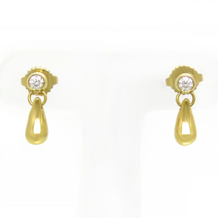 TIFFANY&Co. 
滴水形钻石耳环