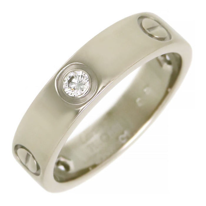 CARTIER 
Anello Love con diamanti parziali