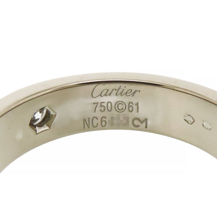 CARTIER 
Anello Love con diamanti parziali