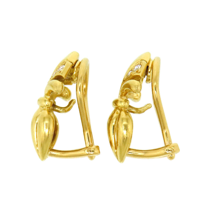 MIKIMOTO 
Orecchini a cuore con charm intercambiabile