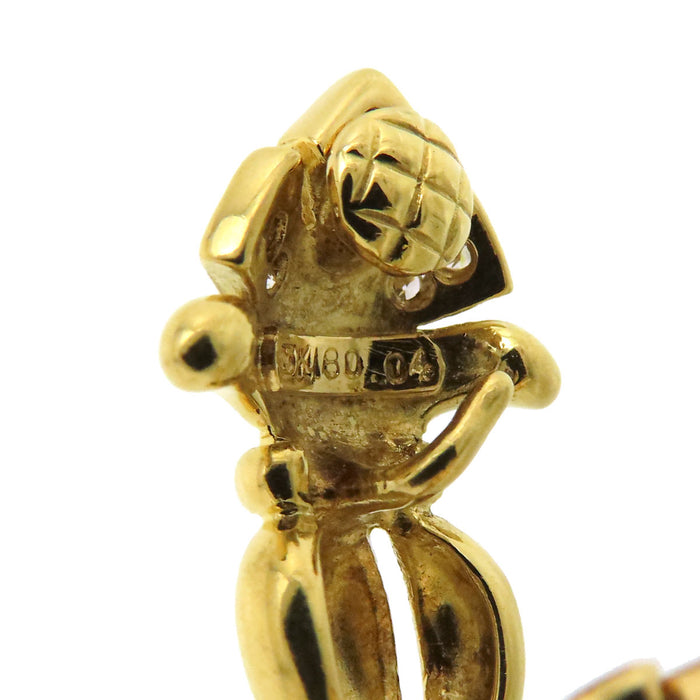 MIKIMOTO 
Orecchini a cuore con charm intercambiabile