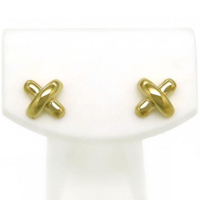 TIFFANY&Co. 
Cross Stitch Earrings