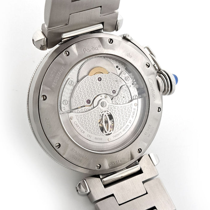 CARTIER 
Pasha Convex Grid 38mm Revisionato 
OH済