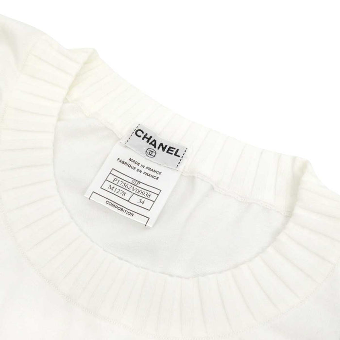 CHANEL
CC COCO Logo 01P
Coco Mark Short Sleeve Cotton Knit