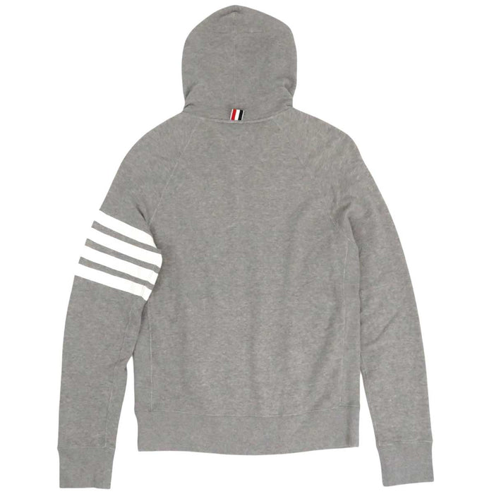 THOM BROWNE
Felpa con cappuccio con zip a righe in cotone
Completo felpa 4 BAR