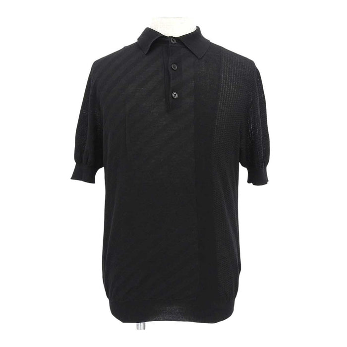 HERMES
See-through short sleeve
Sheer short sleeve polo shirt