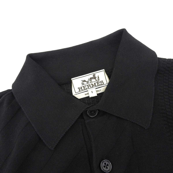 HERMES
See-through short sleeve
Sheer short sleeve polo shirt