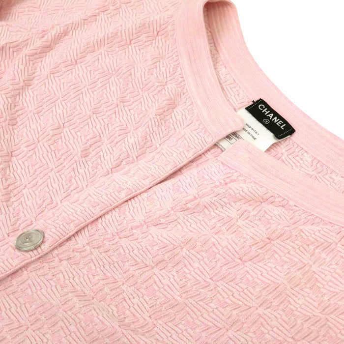 CHANEL 
ロゴ COCO CC ココラウンドメタルボタン 
ココマーク ロングスリーブ ニット カーディガン