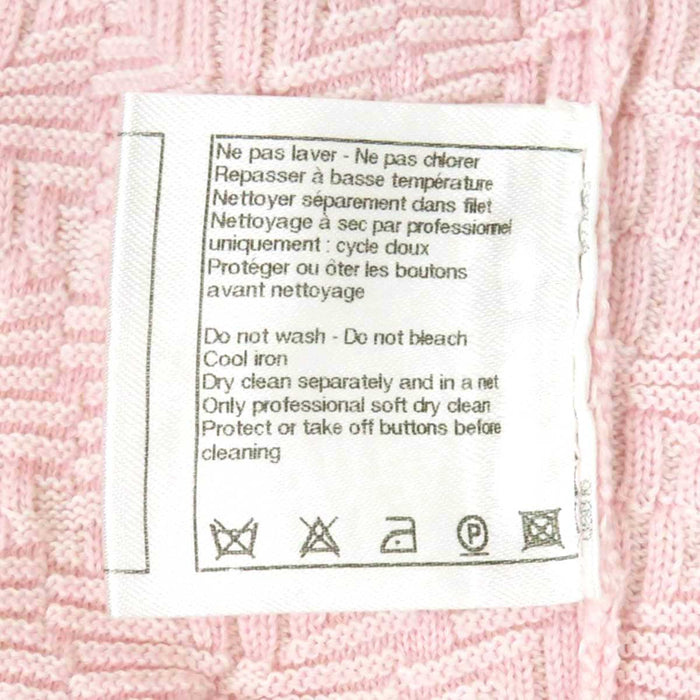 CHANEL 
ロゴ COCO CC ココラウンドメタルボタン 
ココマーク ロングスリーブ ニット カーディガン