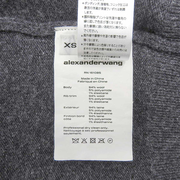 Alexander Wang 
アレキサンダーワング ラインストーン ウール 
ALEXANDER WANG beiress ショートスリーブ ニット
