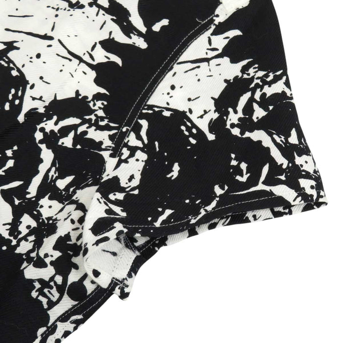 HERMES
Margiela period horse pattern all-over pattern cotton blend linen blend
paint short sleeve shell button shirt