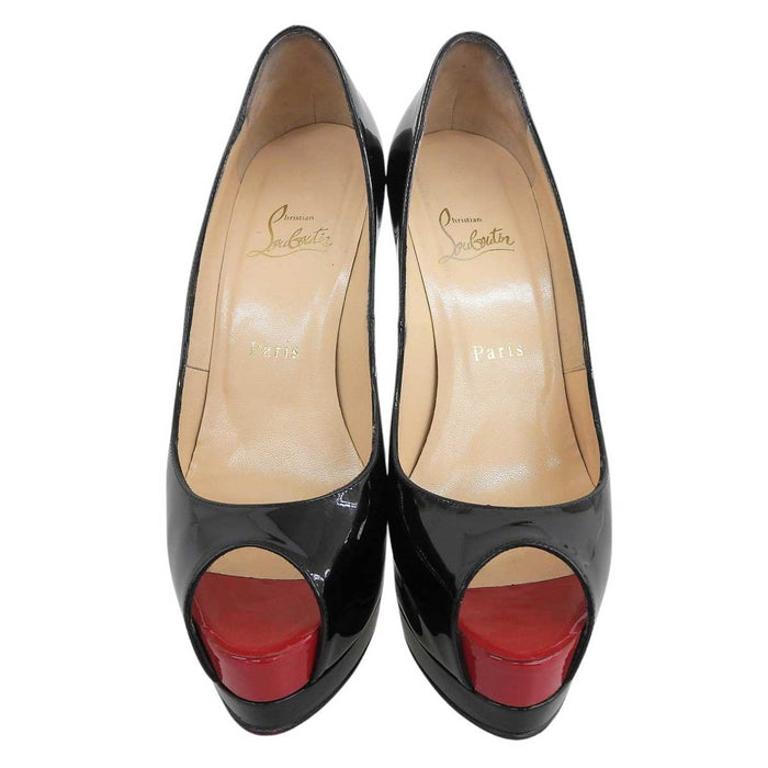 Christian Louboutin 
パレス ロイヤル パテント オープントゥ 
Palais Royal ハイヒール パンプス