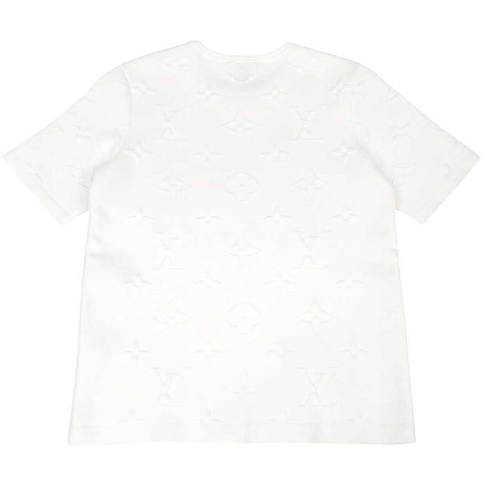 LOUIS VUITTON 
LV ロゴ 総柄 コットン混 ナイロン混 RW241WW LO0 FQKS01 
エンボス モノグラム Tシャツ