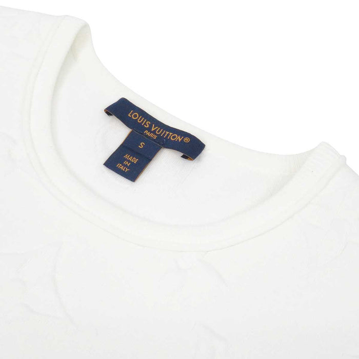 LOUIS VUITTON 
LV ロゴ 総柄 コットン混 ナイロン混 RW241WW LO0 FQKS01 
エンボス モノグラム Tシャツ
